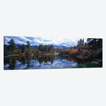 Reflection Of Clouds In Water, San Juan Mountains, Colorado, USA Canvas Print #PIM14813} by Panoramic Images Canvas Wall Art