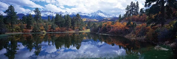 Reflection Of Clouds In Water, San Juan Mountains, Colorado, USA