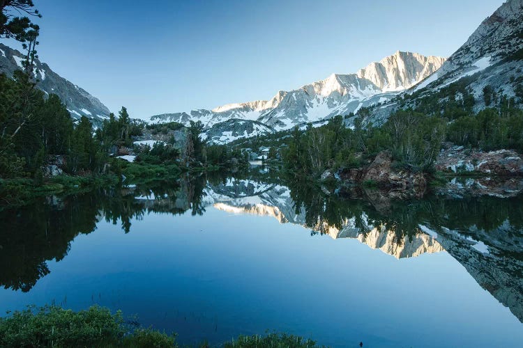 Reflection Of Mountain In A River, Eastern Sierra, Sierra Nevada, California, USA I