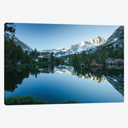 Reflection Of Mountain In A River, Eastern Sierra, Sierra Nevada, California, USA I Canvas Print #PIM14819} by Panoramic Images Canvas Artwork