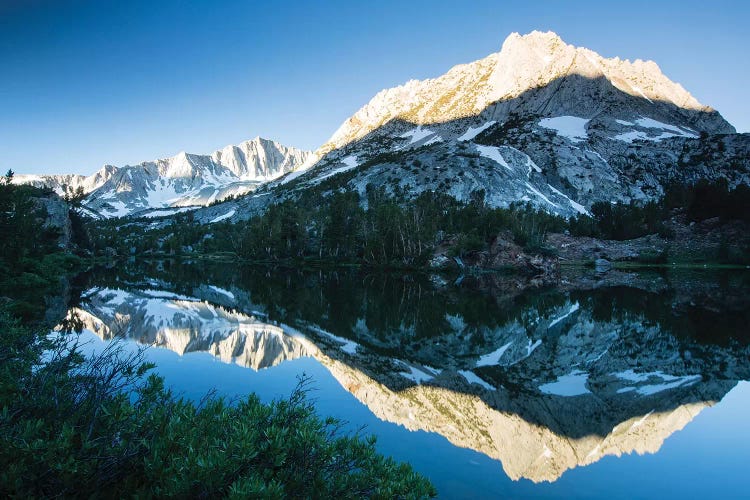 Reflection Of Mountain In A River, Eastern Sierra, Sierra Nevada, California, USA II