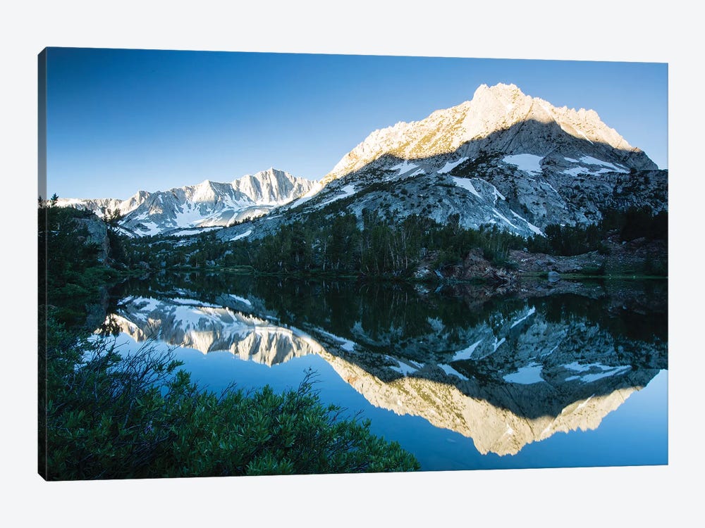 Reflection Of Mountain In A River, Eastern Sierra, Sierra Nevada, California, USA II by Panoramic Images 1-piece Art Print