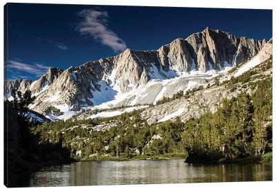 River With Mountain Range In The Background, Eastern Sierra, Sierra Nevada, California, USA I Canvas Art Print - Sierra Nevada Art