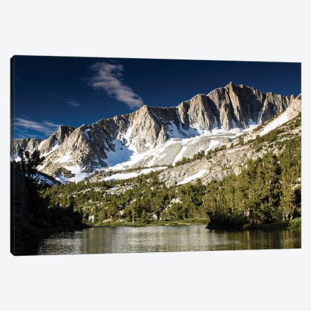 River With Mountain Range In The Background, Eastern Sierra, Sierra Nevada, California, USA I Canvas Print #PIM14832} by Panoramic Images Canvas Art