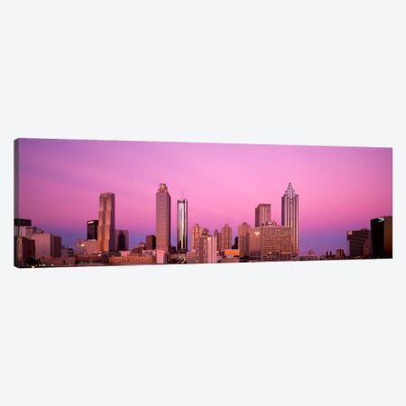 USAGeorgia, Atlanta, Panoramic view of the city at dawn Canvas Print #PIM1484} by Panoramic Images Canvas Art