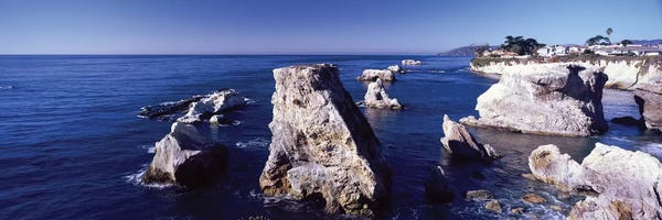 Cliffs: Rock Formations On The Coast, Avila Beach, San Luis Obispo County, California, USA by Panoramic Images