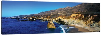 Rock Formations On The Coast, Big Sur, Garrapata State Beach, Monterey Coast, California, USA II Canvas Art Print - Coastline Art