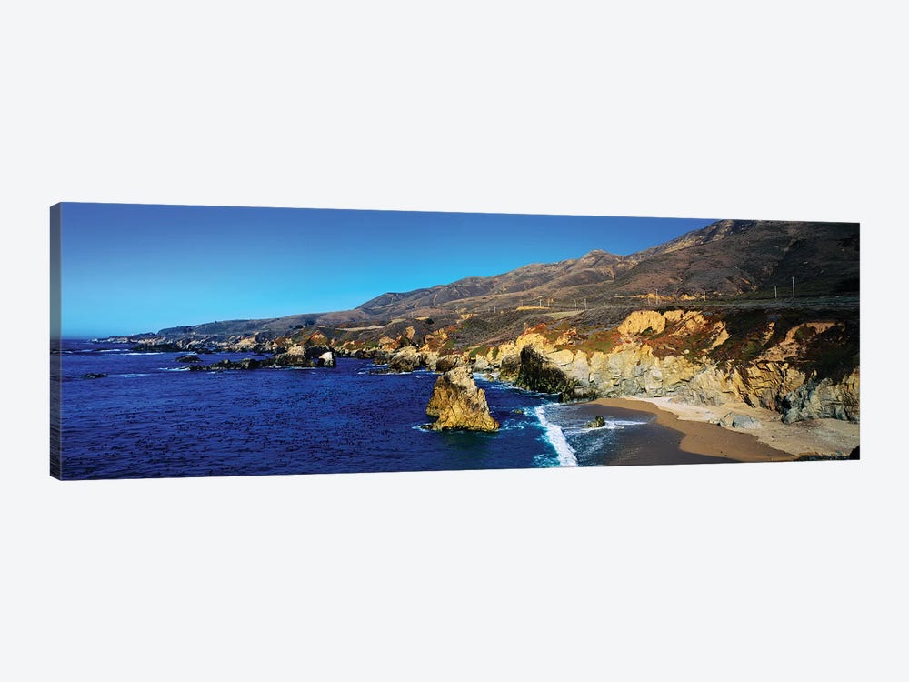 Rock Formations On The Coast, Big Sur, Garrapata State Beach, Monterey Coast, California, USA II by Panoramic Images 1-piece Canvas Art Print