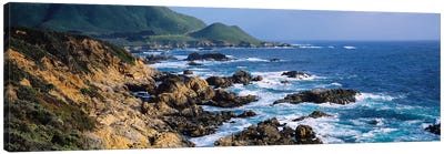 Rock Formations On The Coast, Big Sur, Garrapata State Beach, Monterey Coast, California, USA III Canvas Art Print - Rocky Beach Art