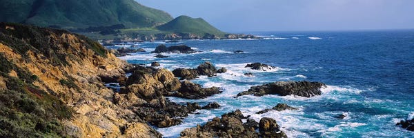 Big Sur: Rock Formations On The Coast, Big Sur, Garrapata State Beach, Monterey Coast, California, USA III by Panoramic Images