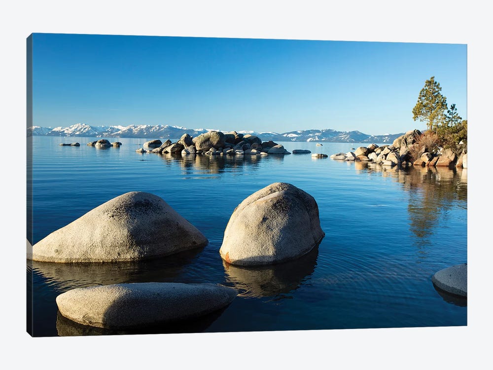 Rocks In A Lake, Lake Tahoe, California, USA I by Panoramic Images 1-piece Canvas Wall Art