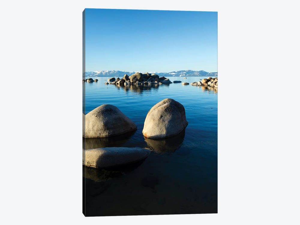 Rocks In A Lake, Lake Tahoe, California, USA II by Panoramic Images 1-piece Canvas Print