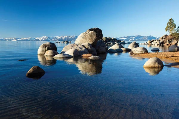 Nevada: Rocks In A Lake, Lake Tahoe, California, USA III by Panoramic Images