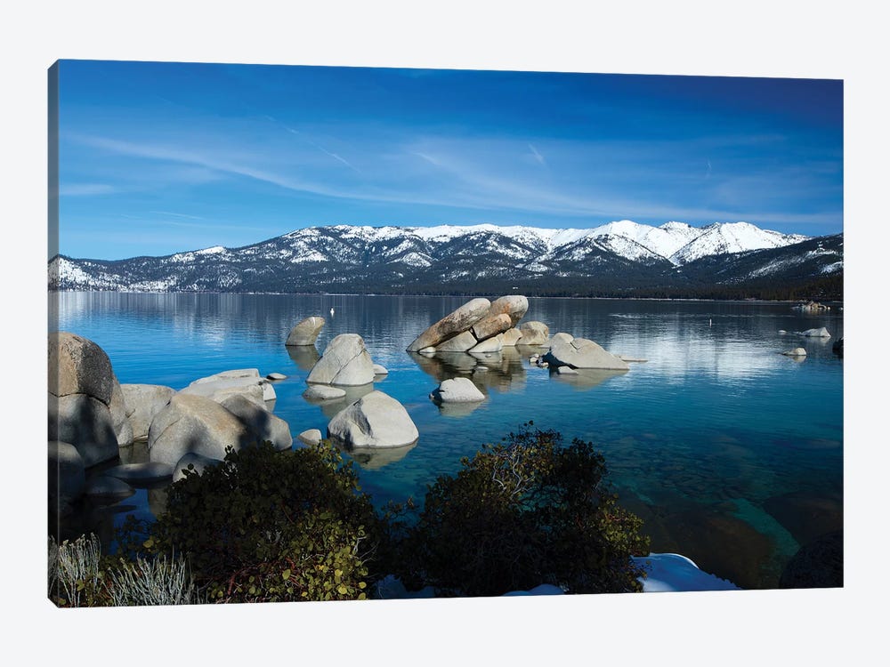 Rocks In A Lake, Lake Tahoe, California, USA IV by Panoramic Images 1-piece Canvas Art