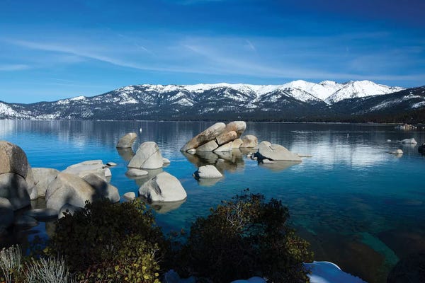 Rocks In A Lake, Lake Tahoe, California, USA IV