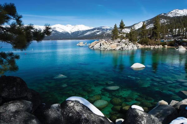 Nevada: Rocks In A Lake, Lake Tahoe, California, USA V by Panoramic Images