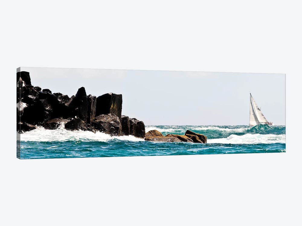 Sailboat Competing In The Grenada Sailing Festival, Grenada I by Panoramic Images 1-piece Canvas Art Print
