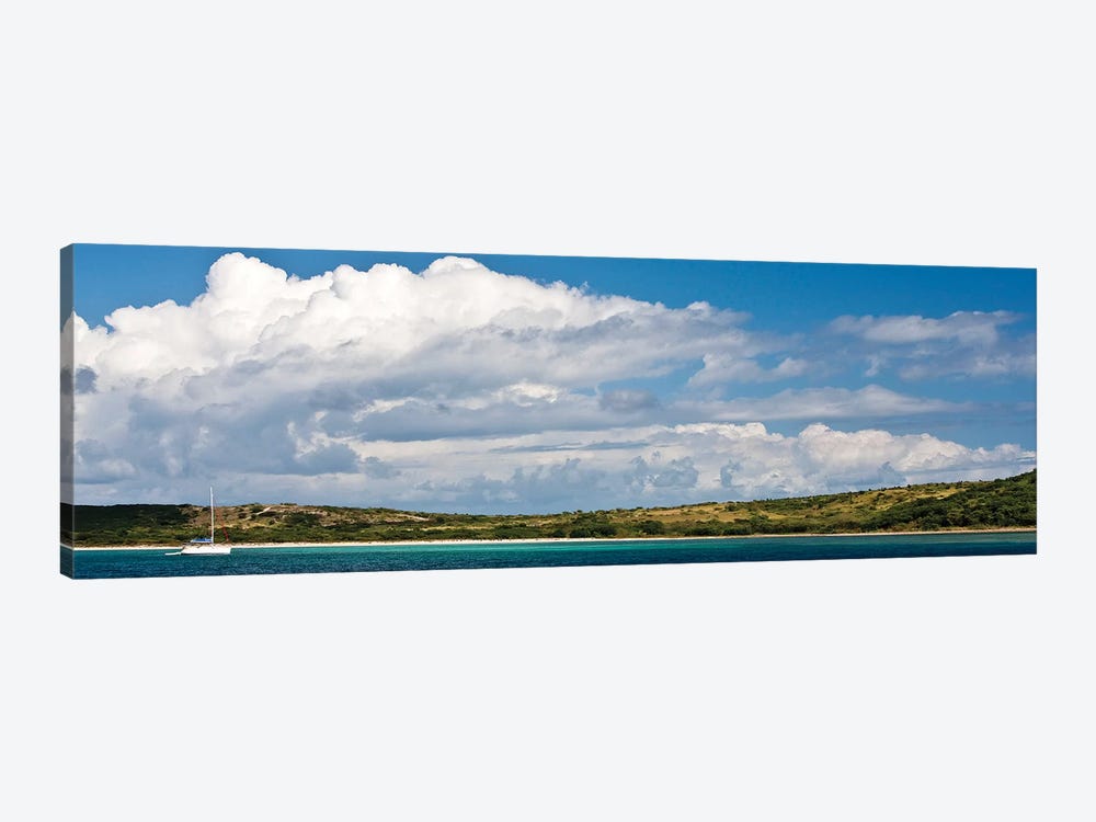 Sailboat In Sea, Culebra Island, Puerto Rico by Panoramic Images 1-piece Canvas Print