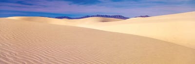 Sand Dunes In A Desert, Eureka Dunes, Death Valley National Park, California, USA by Panoramic Images canvas print
