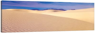 Sand Dunes In A Desert, Eureka Dunes, Death Valley National Park, California, USA Canvas Art Print - Death Valley National Park Art