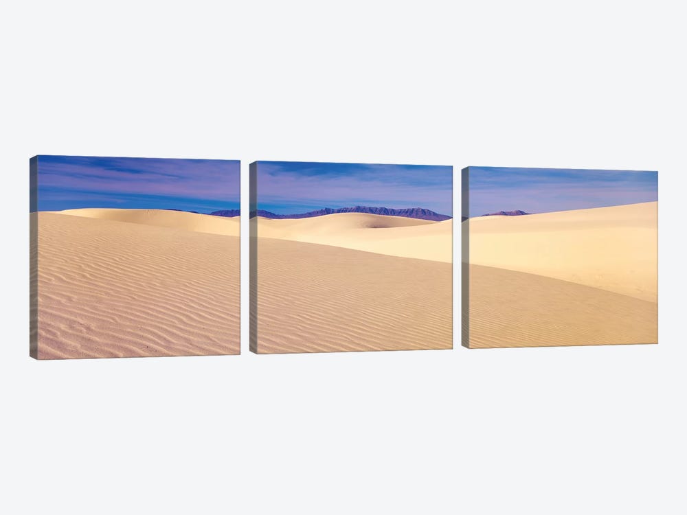 Sand Dunes In A Desert, Eureka Dunes, Death Valley National Park, California, USA by Panoramic Images 3-piece Art Print