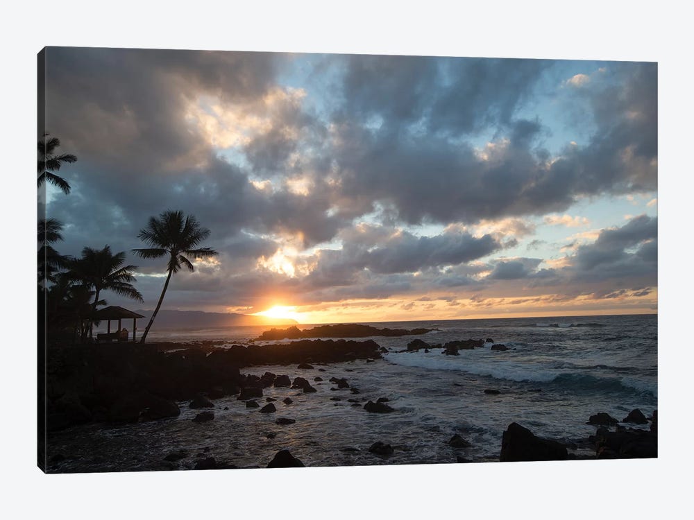 Scenic View Of Beach During Sunset, Hawaii, USA I by Panoramic Images 1-piece Art Print