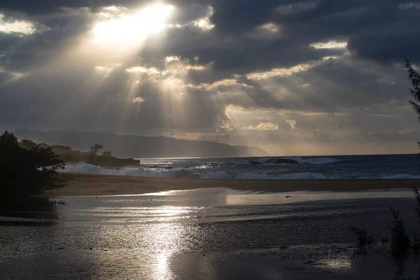 Hawaii: Scenic View Of Beach During Sunset, Hawaii, USA II by Panoramic Images