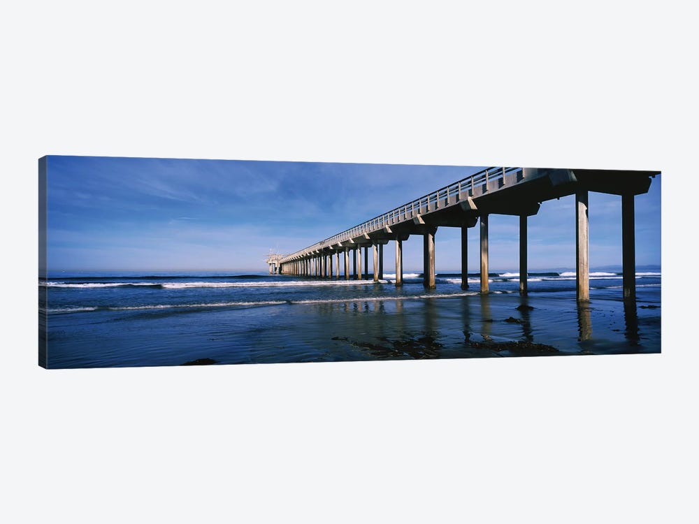 Scripps Pier, La Jolla, San Diego, California, USA by Panoramic Images 1-piece Canvas Print