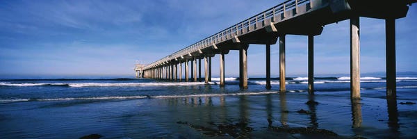 San Diego: Scripps Pier, La Jolla, San Diego, California, USA by Panoramic Images