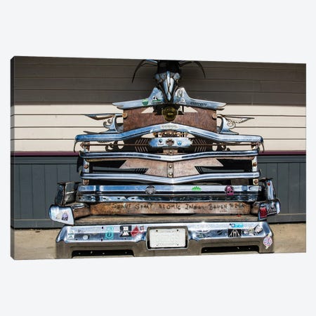 Sculpture Made By Various Parts Of Automobiles, Crested Butte, Colorado, USA Canvas Print #PIM14898} by Panoramic Images Canvas Artwork
