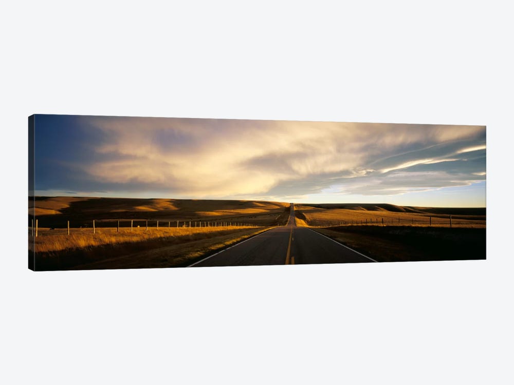 Country Road, Montana, USA by Panoramic Images 1-piece Canvas Artwork