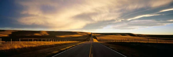 Montana: Country Road, Montana, USA by Panoramic Images
