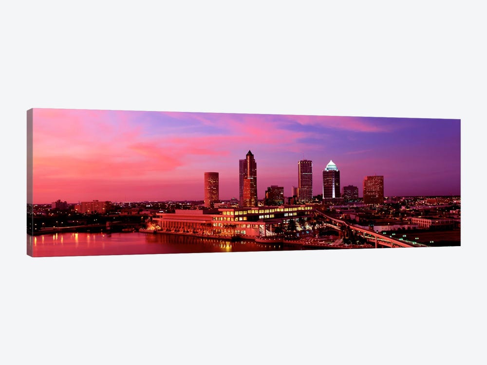 USA, Florida, Tampa , night by Panoramic Images 1-piece Art Print