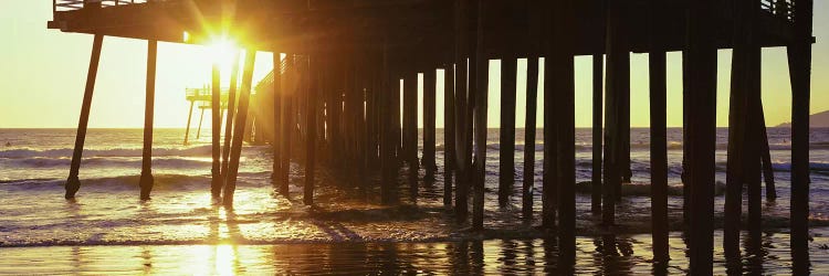 Silhouette Of Pismo Pier At Dusk, Pismo Beach, San Luis Obispo County, California, USA II