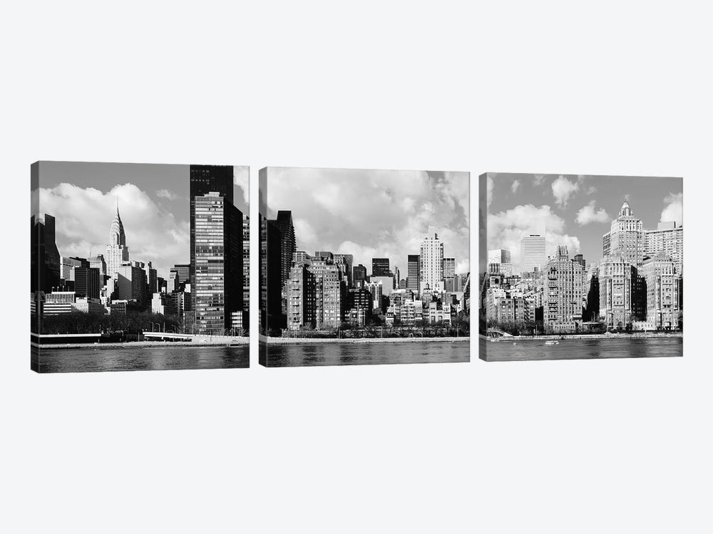 Skyscrapers At The Waterfront, East River, Manhattan, New York City, USA II by Panoramic Images 3-piece Art Print