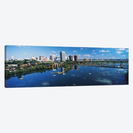 Skyscrapers In A City, Richmond, Virginia, USA Canvas Print #PIM14924} by Panoramic Images Art Print
