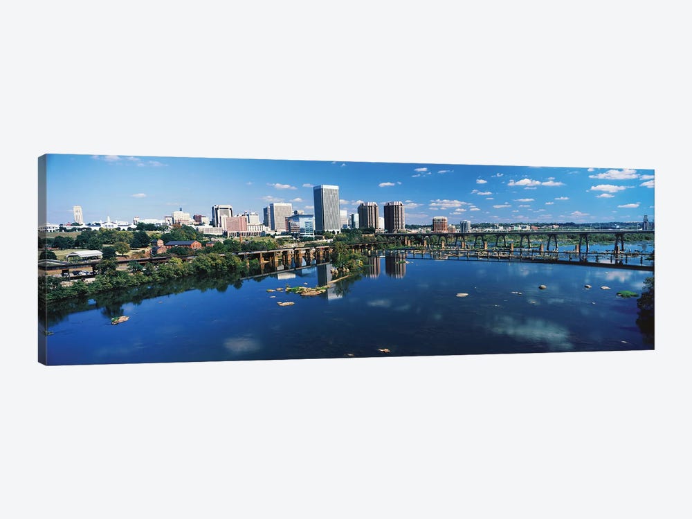 Skyscrapers In A City, Richmond, Virginia, USA by Panoramic Images 1-piece Canvas Wall Art