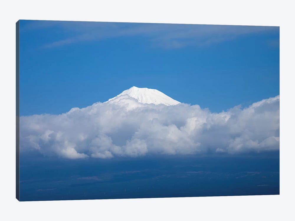 Snow Covered Peak Of Mt. Fuji Seen From Bullet Train, Japan by Panoramic Images 1-piece Art Print