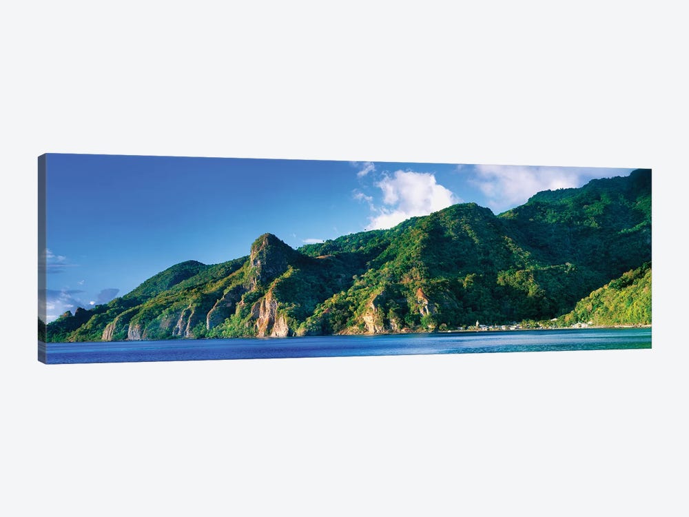 Soufriere, Saint Lucia, South West Coast, Dominica, Caribbean by Panoramic Images 1-piece Canvas Art