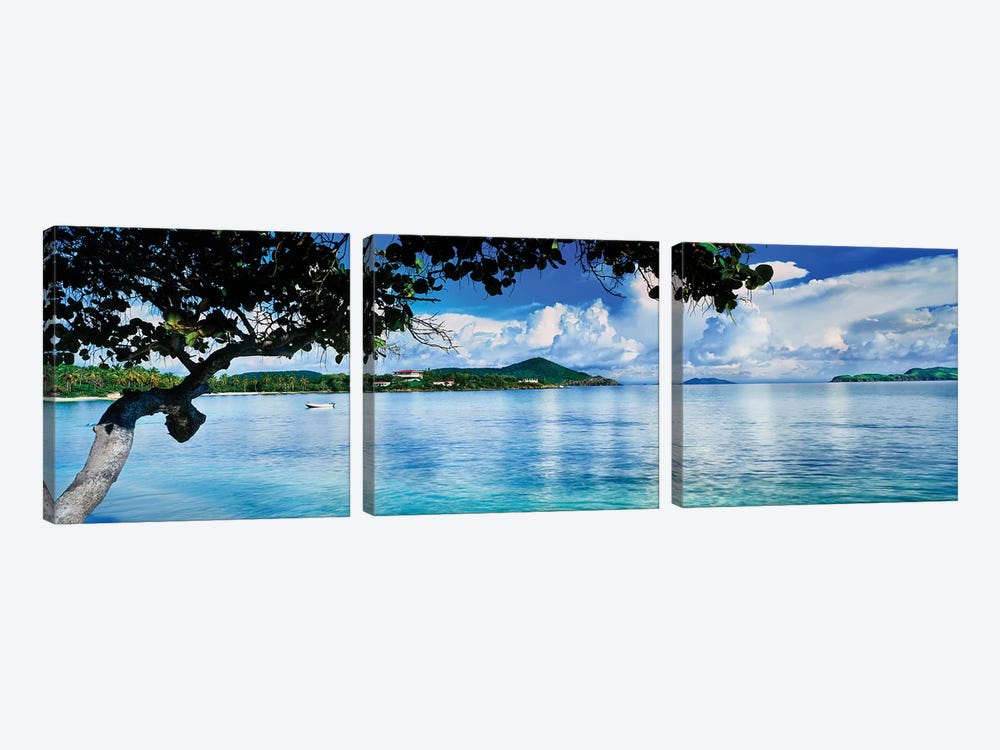 St. Johns Bay, Cabes Point, Sapphire Beach, St. Thomas, U.S. Virgin Islands, USA by Panoramic Images 3-piece Art Print