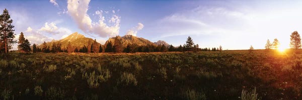 Wyoming: Sunrise Over Teton Range, Grand Teton National Park, Wyoming, USA by Panoramic Images