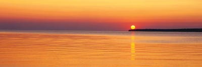 Sunset Over Lake Superior, Apostle Islands National Lakeshore, Wisconsin, USA by Panoramic Images canvas print