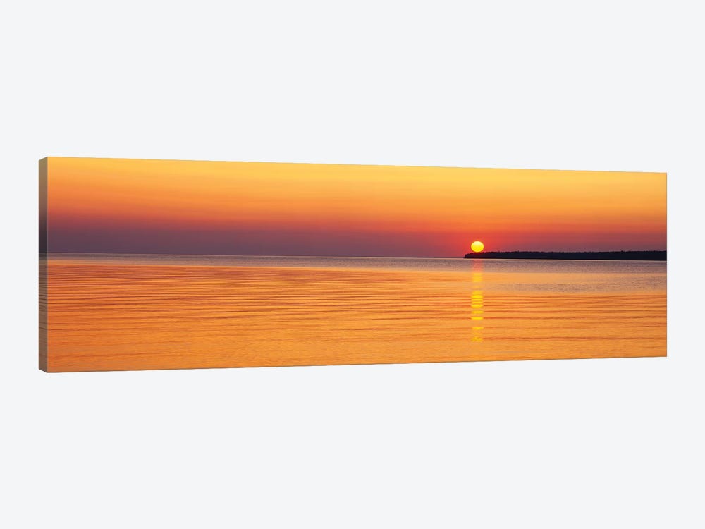 Sunset Over Lake Superior, Apostle Islands National Lakeshore, Wisconsin, USA by Panoramic Images 1-piece Art Print