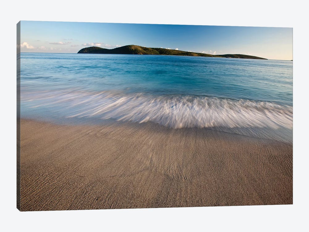 Surf On Beach At Sunset, Culebra Island, Puerto Rico by Panoramic Images 1-piece Canvas Print