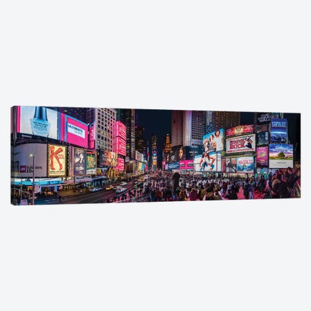 Times Square, Manhattan, New York City, New York State, USA Canvas Print #PIM14961} by Panoramic Images Canvas Wall Art