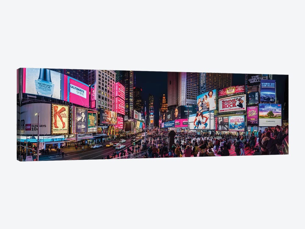 Times Square, Manhattan, New York City, New York State, USA by Panoramic Images 1-piece Canvas Art Print