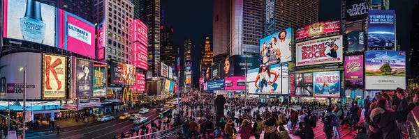 Times Square: Times Square, Manhattan, New York City, New York State, USA by Panoramic Images
