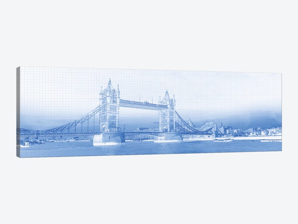 Tower Bridge On Thames River, London, England by Panoramic Images 1-piece Canvas Artwork