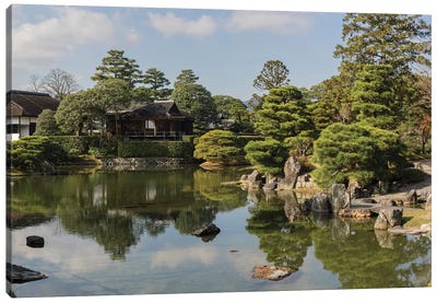 Traditional Garden In Katsura Imperial Villa, Kyoti Prefecture, Japan Canvas Art Print - Kyoto