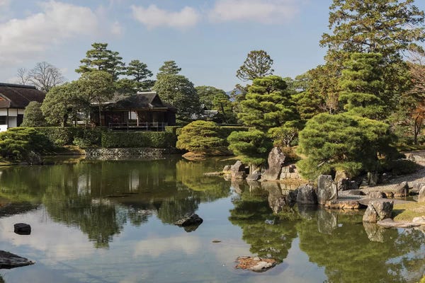 Traditional Garden In Katsura Imperial Villa, Kyoti Prefecture, Japan